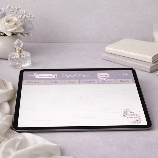 Self - Love Planner Stickers – Lavender Affirmation Freebie Digital Planner Stickers