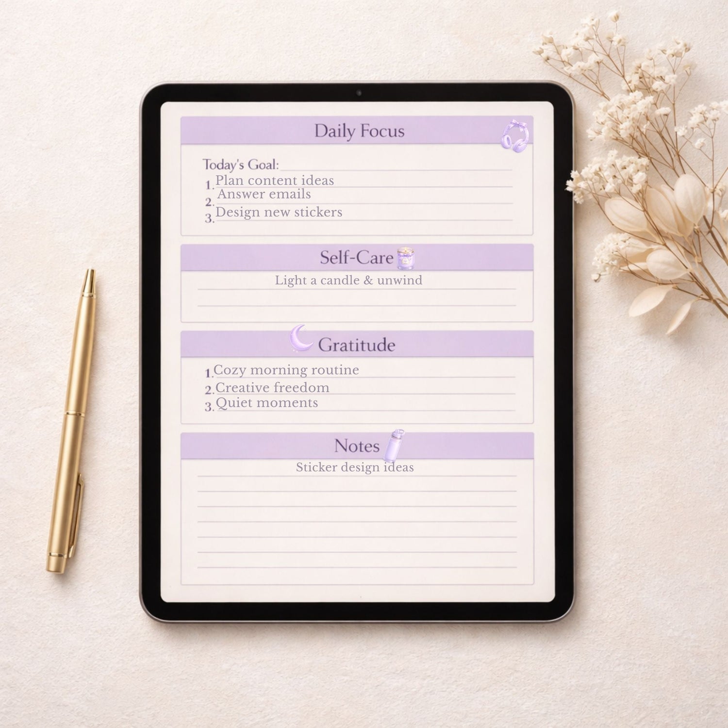 Soft Life Emojis – Feminine Aesthetic PNG Sticker Pack Digital Emojis